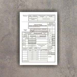 Foaie de parcurs transport marfa